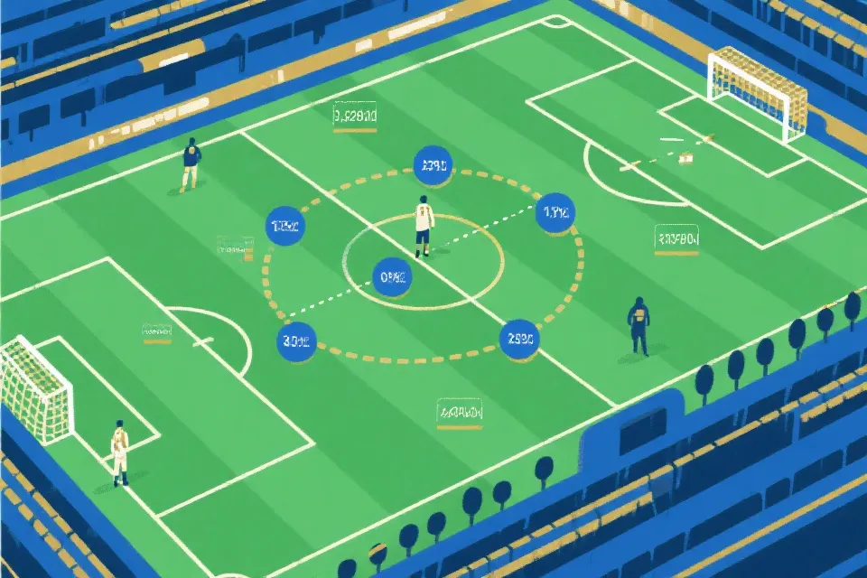 比赛关键时刻与数据标注示意图