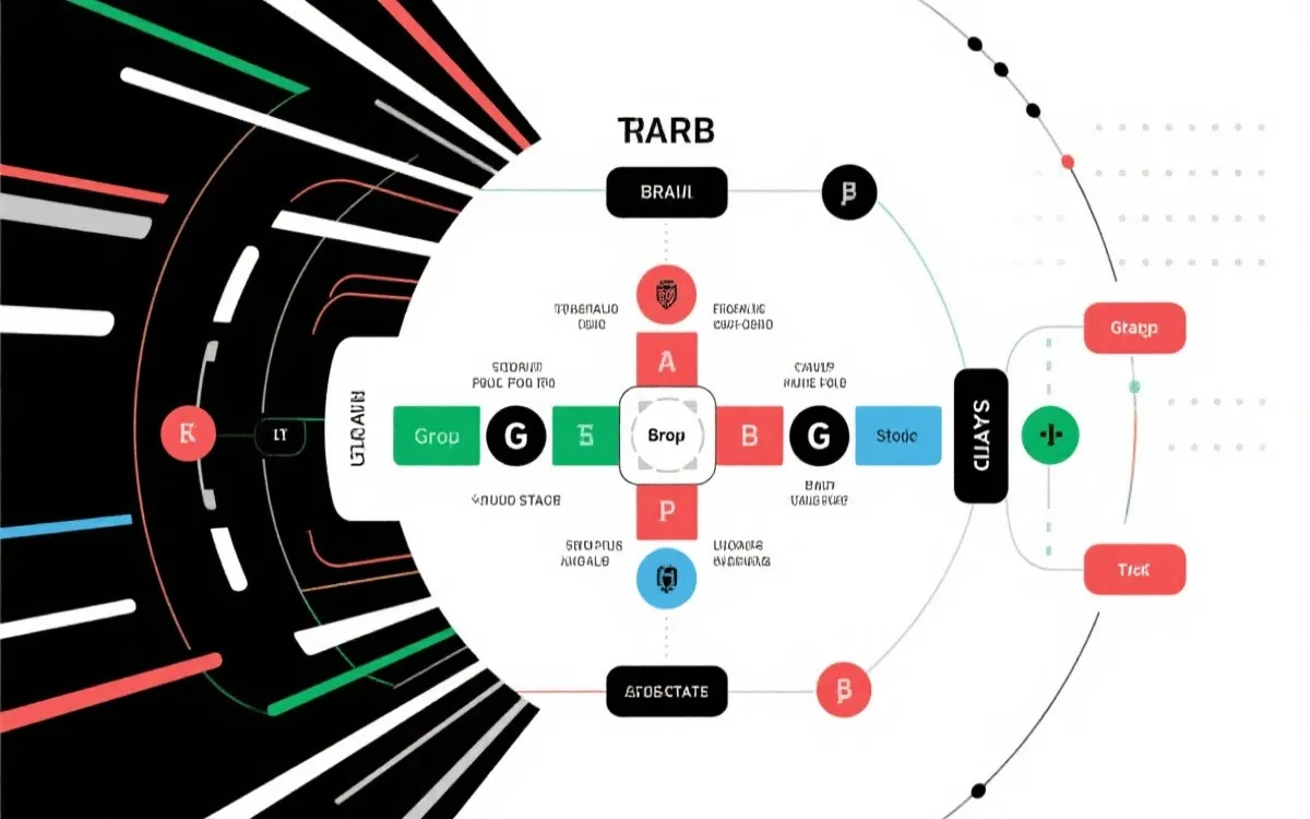 世界杯2026赛制变革与淘汰赛路径示意图